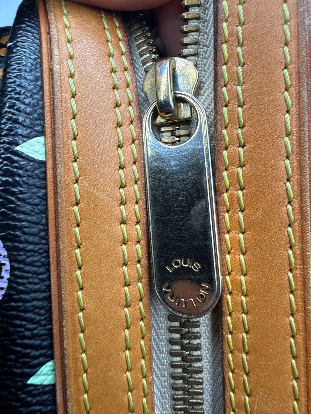 Louis Vuitton x Takashi Murakami Black Monogram Multicolor Priscilla Bag