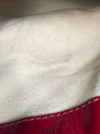 Gucci GG Marmont Small Shoulder Bag in Original GG Canvas with Red Leather Trim