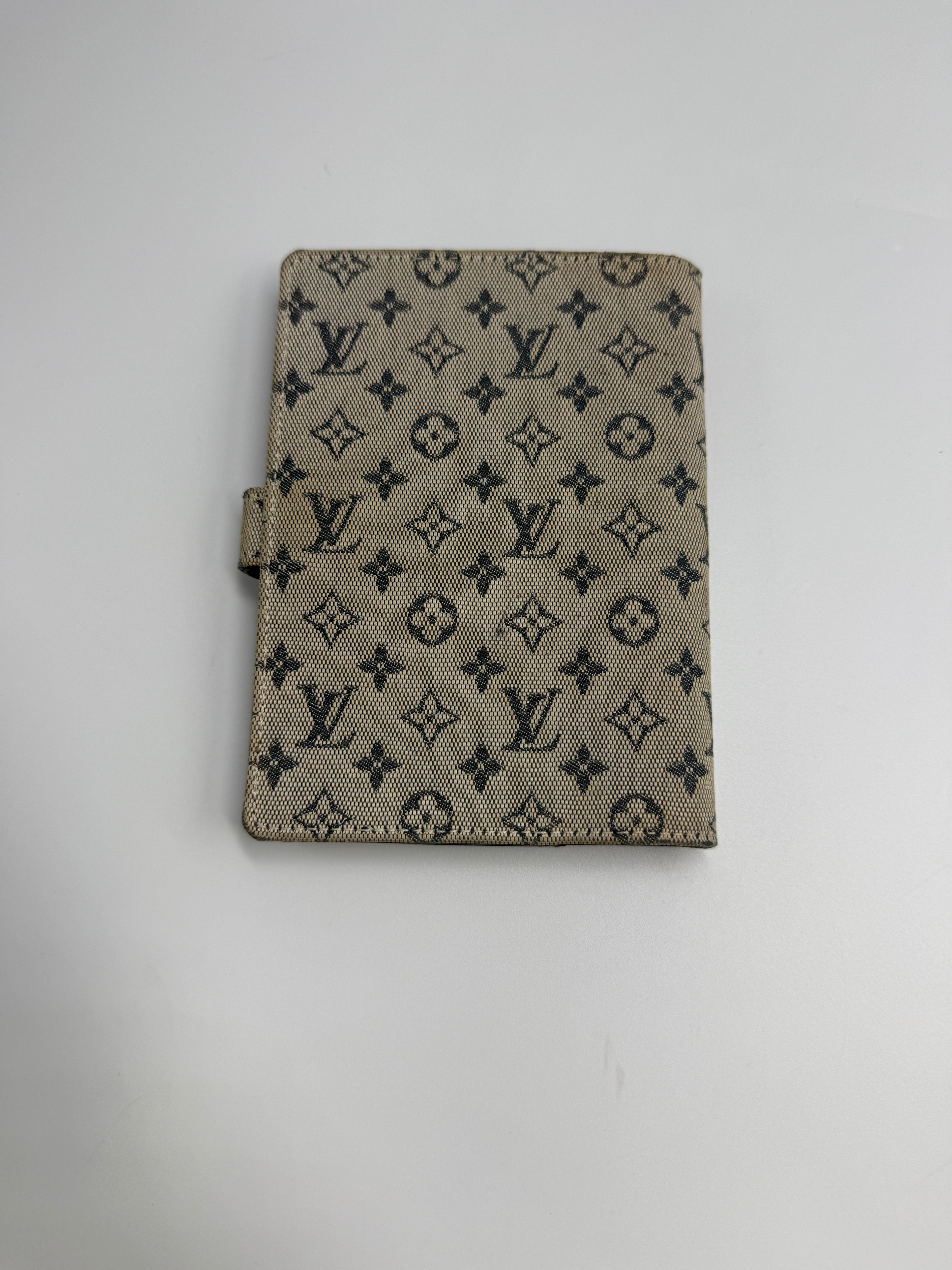 Louis Vuitton Vintage Agenda PM Cover in Denim