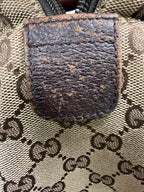 Gucci Vintage Princy Web Shoulder Bag in GG Canvas