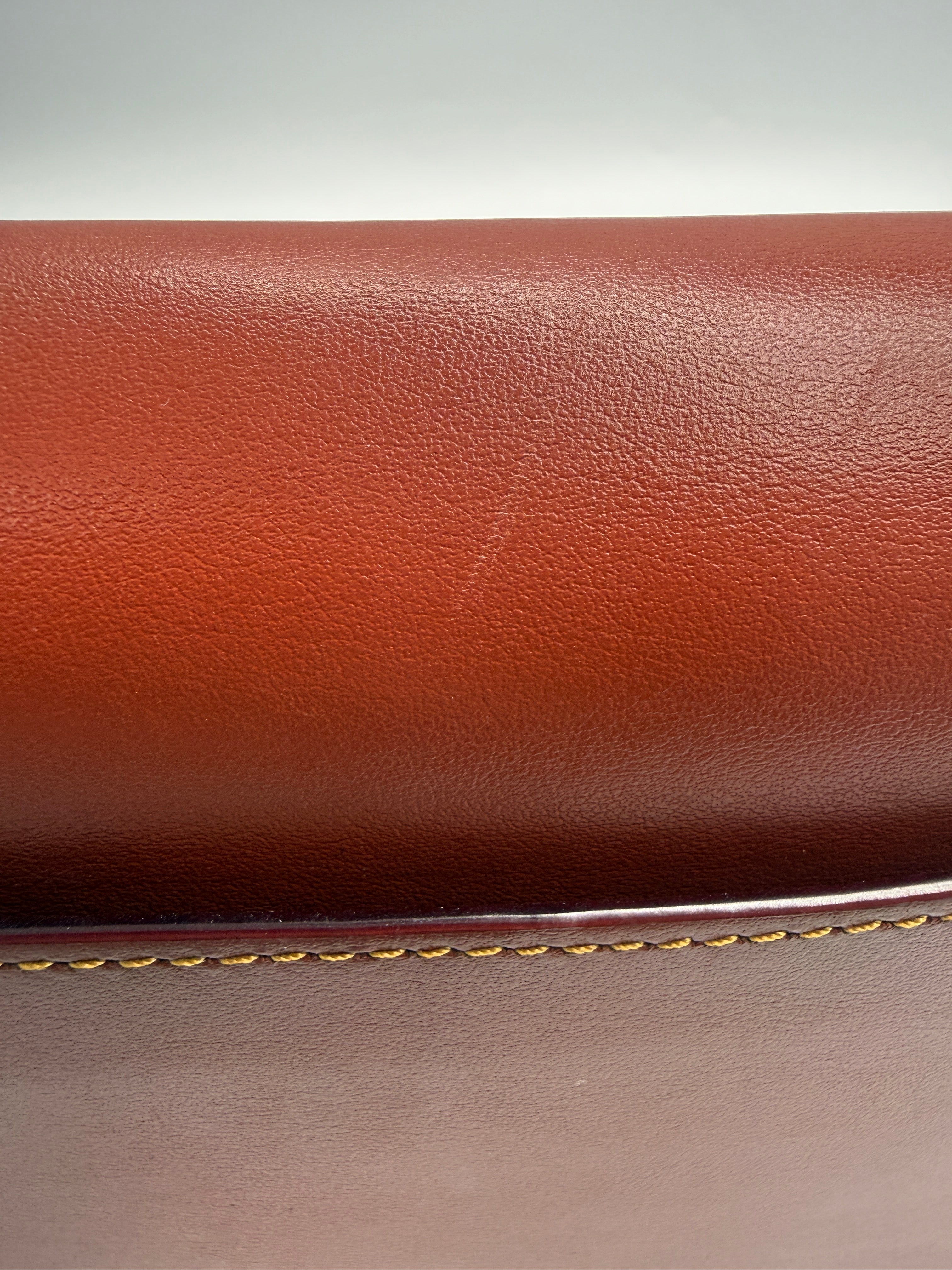 Coach Tabby Shoulder Bag 26 in Multi-Tone Brown Leather with Details