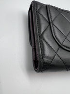 Chanel Classic Quilted Lambskin Flap Long Wallet Black