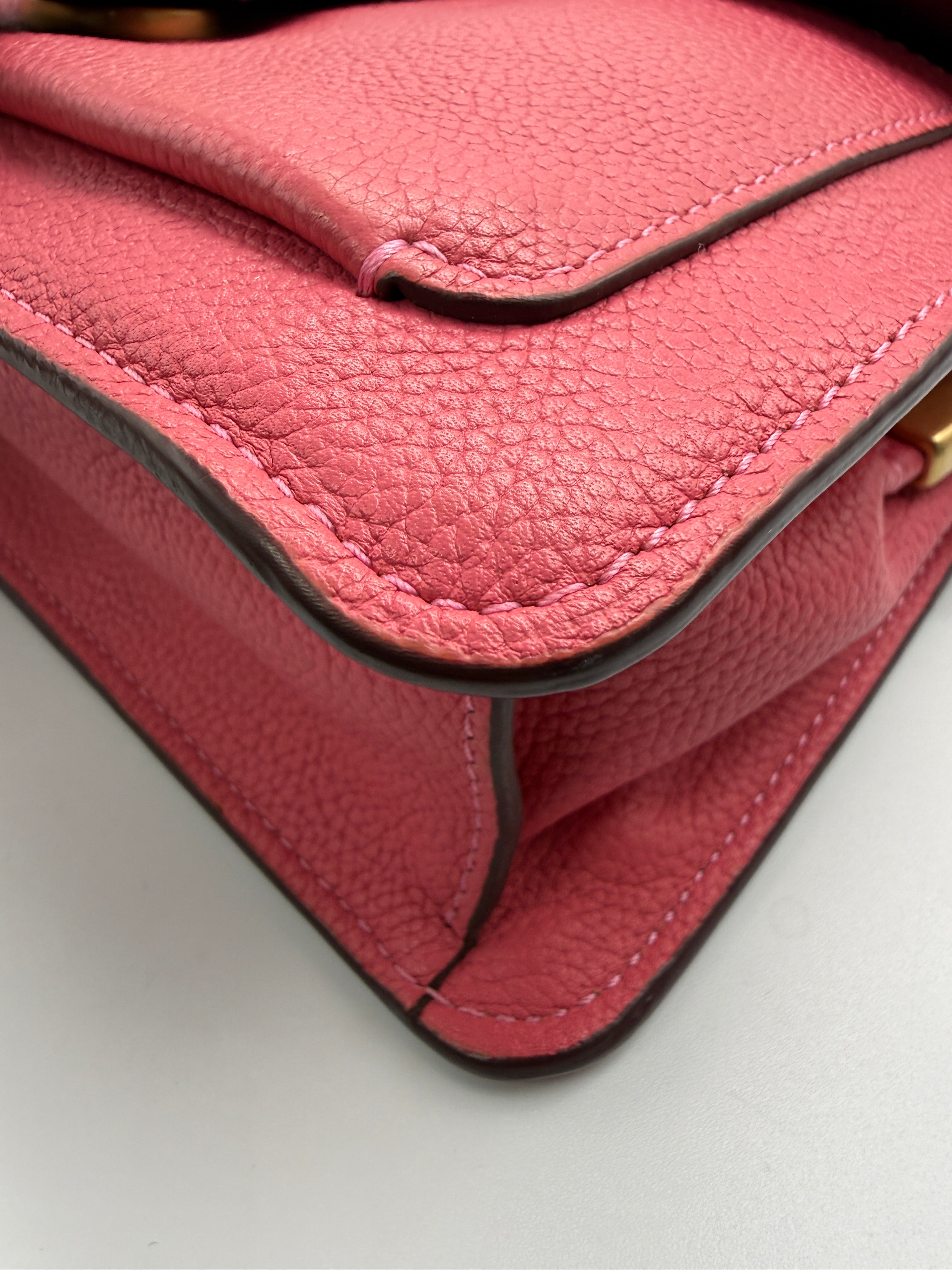 Coach Tabby Shoulder Bag 26 in Pink Polished Pebble Leather