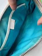 Celine Polka Dot Canvas Shoulder Bag