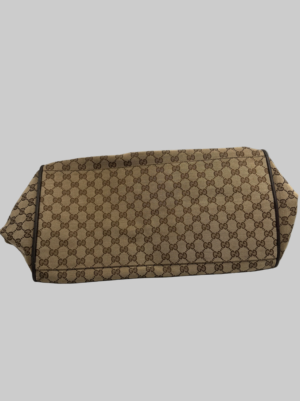 Gucci Vintage Princy Web Shoulder Bag in GG Canvas