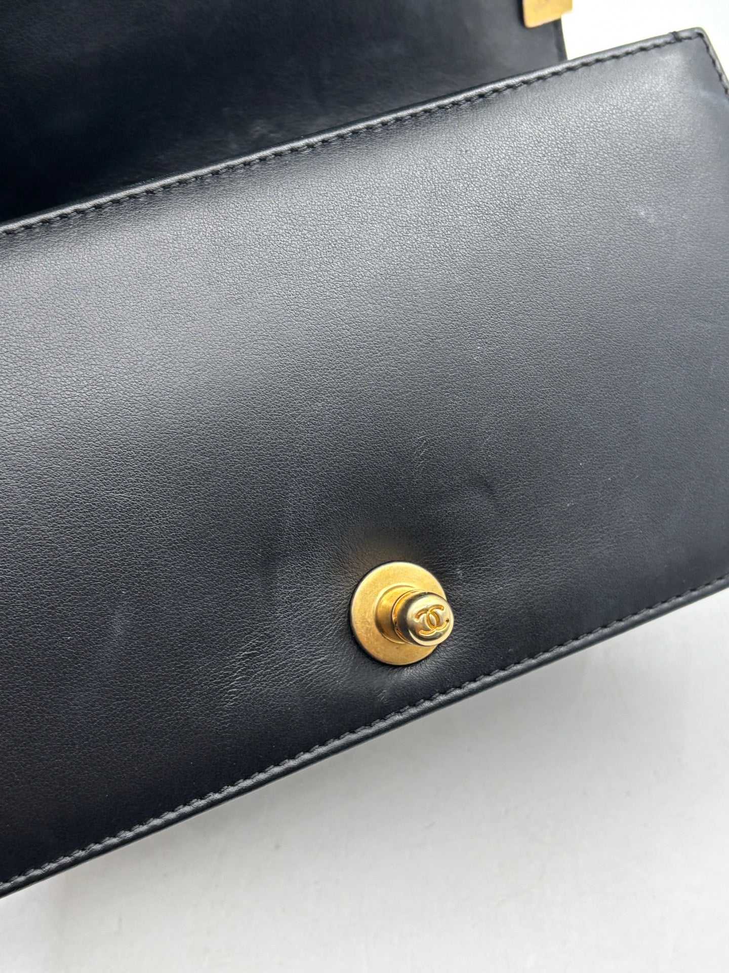 Chanel Black Small Leboy