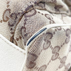 Gucci GG Canvas Abbey Pocket Boston Bag Beige