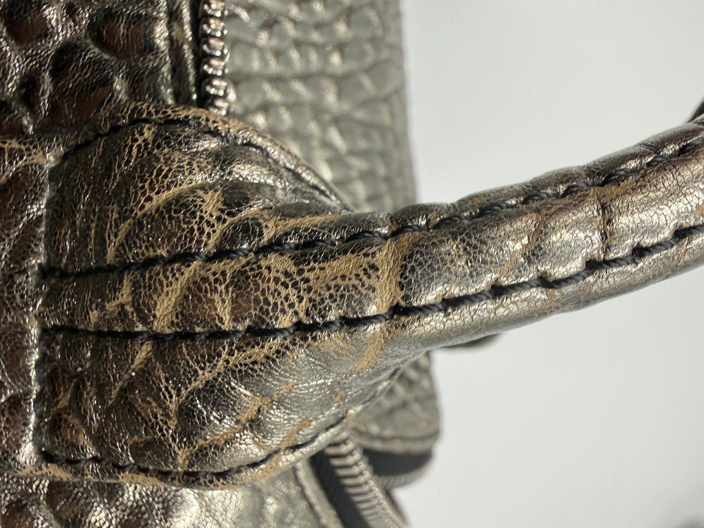 Alexander Wang Rockie Bag – Black Pebbled Leather – Iconic Studded Base Satchel