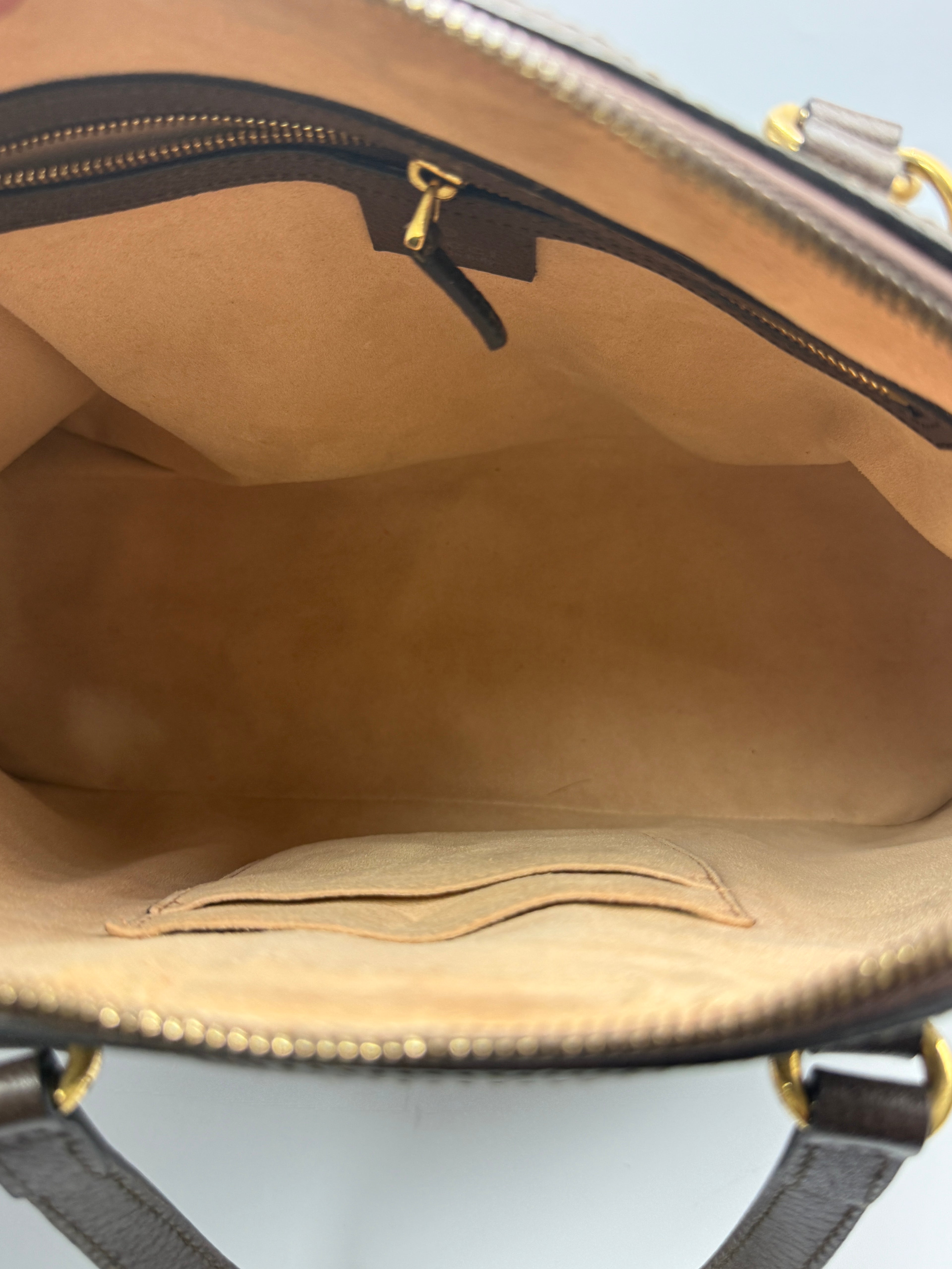 Gucci Ophidia Medium Dome Top Handle Bag in GG Supreme Canvas