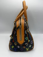 Louis Vuitton x Takashi Murakami Black Monogram Multicolor Priscilla Bag