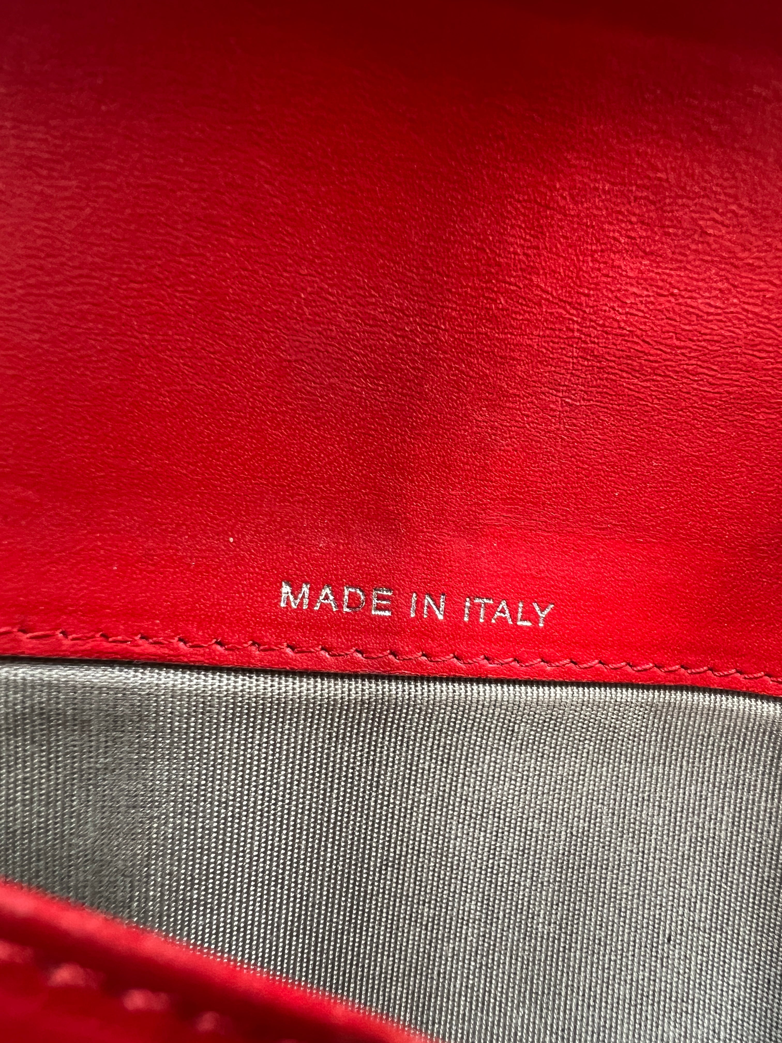 Chanel Red Leather Wallet