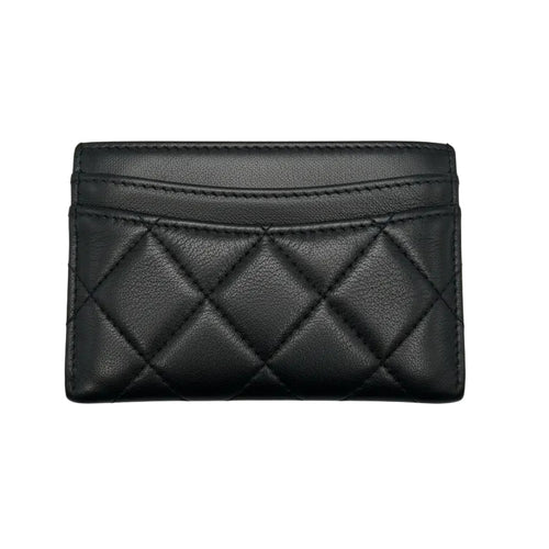 Chanel Black Card Holder