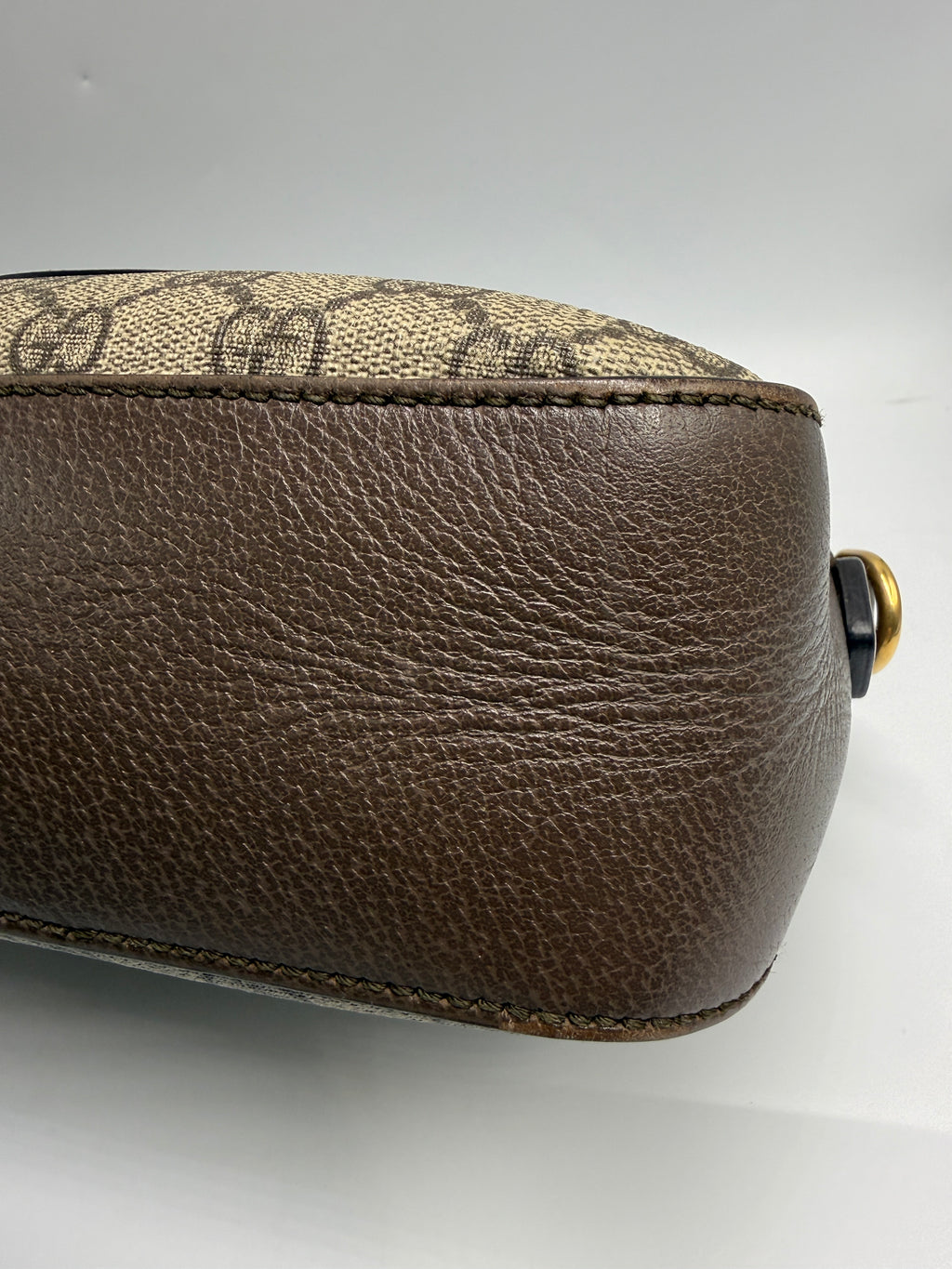 Gucci Neo Classic Feline Head Camera Bag in GG Supreme Canvas