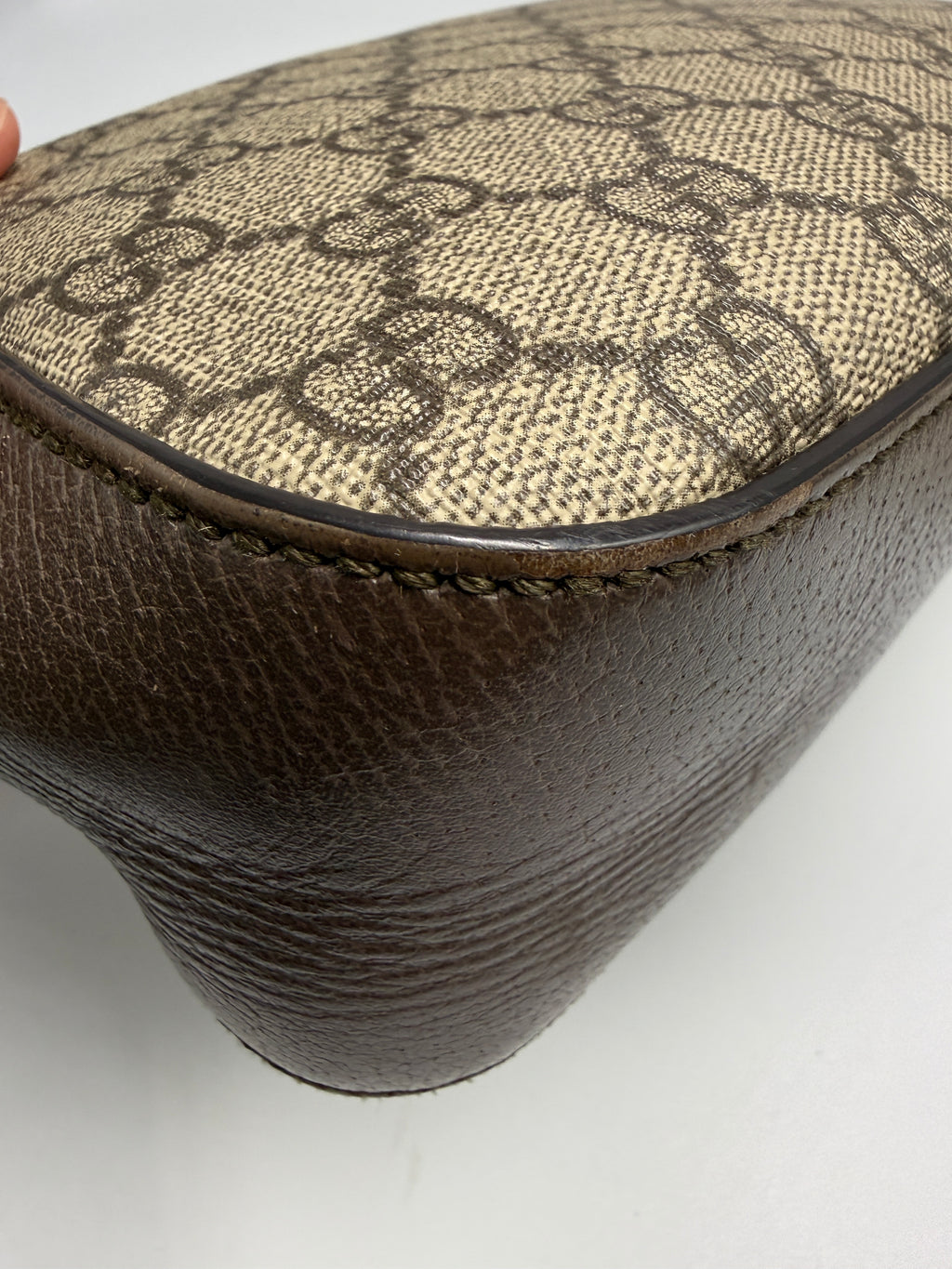 Gucci Neo Classic Feline Head Camera Bag in GG Supreme Canvas
