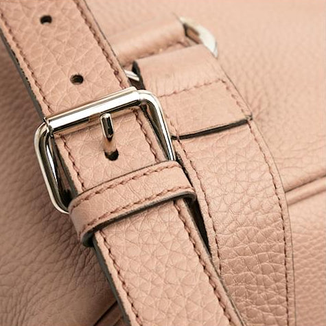 Gucci Soho Leather Drawstring Bucket Backpack Pink