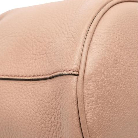 Gucci Soho Leather Drawstring Bucket Backpack Pink