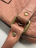 Gucci Medium Microguccissima Dome Top Handle Bag in Dusty Pink