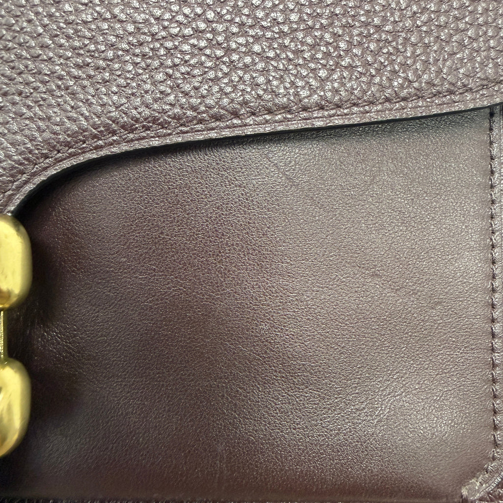 Tabby Shoulder Bag 26 Burgundy