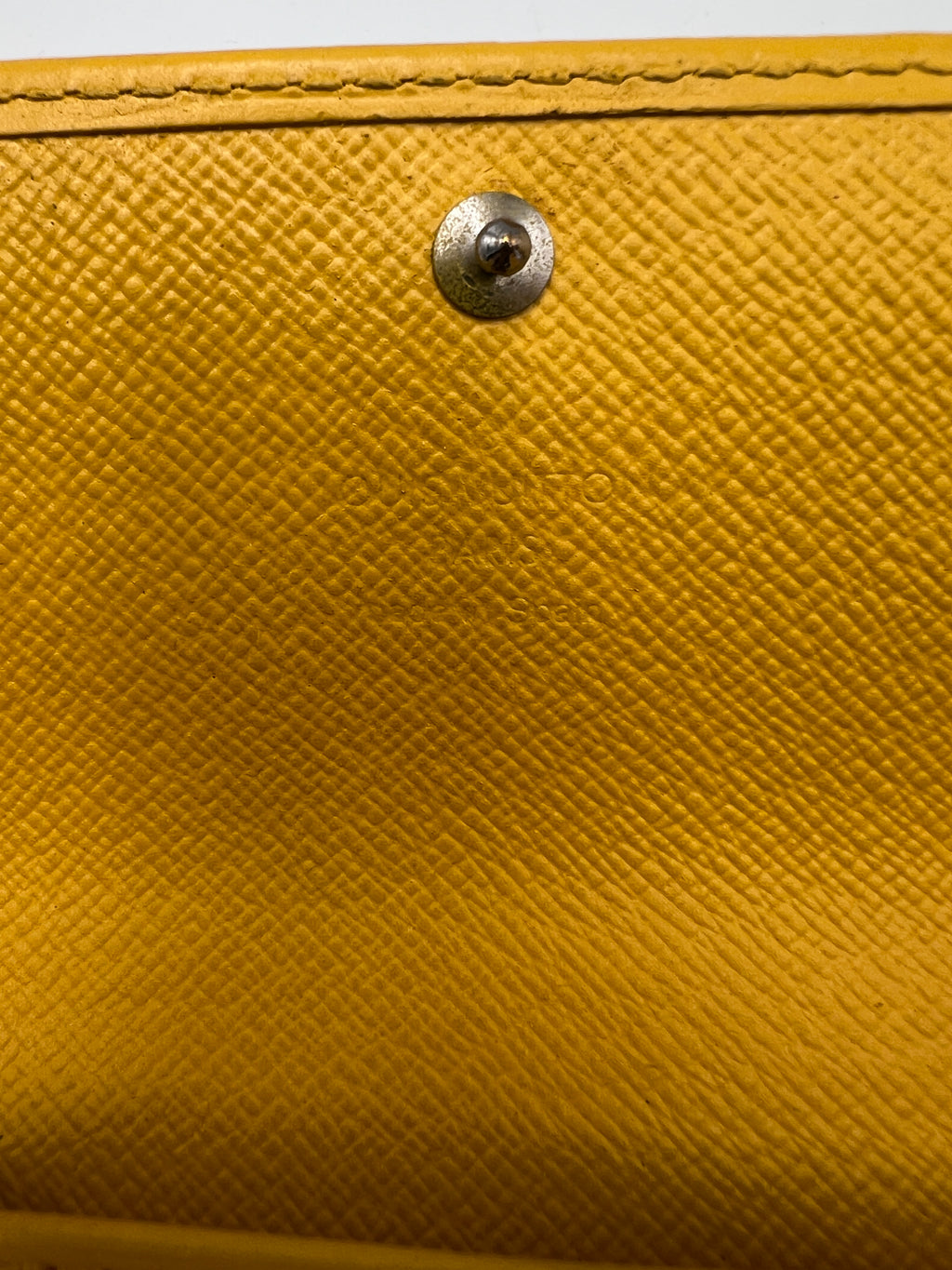 Louis Vuitton Epi Leather Sarah Long Wallet in Yellow