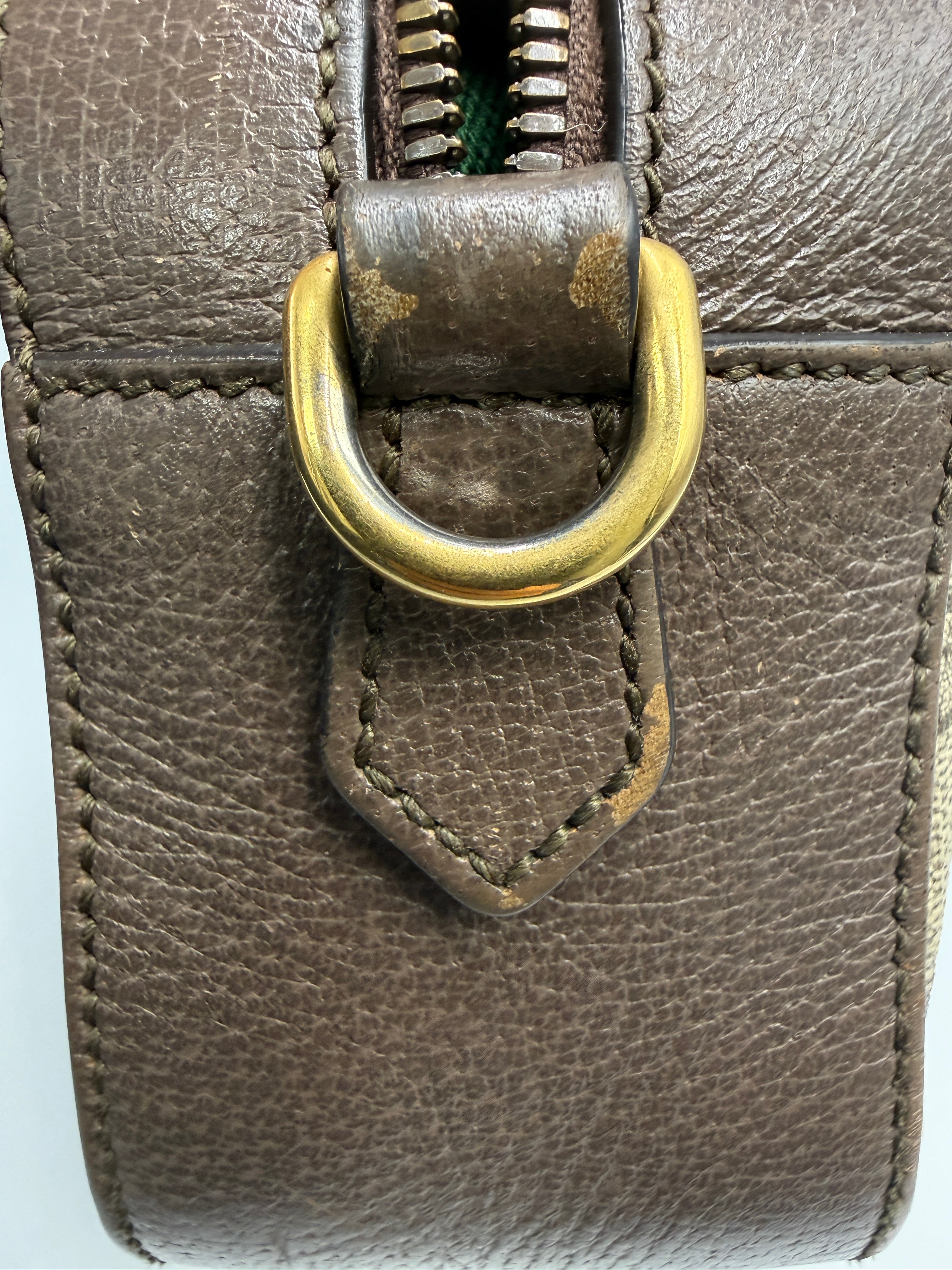 Gucci Neo Classic Feline Head Camera Bag in GG Supreme Canvas