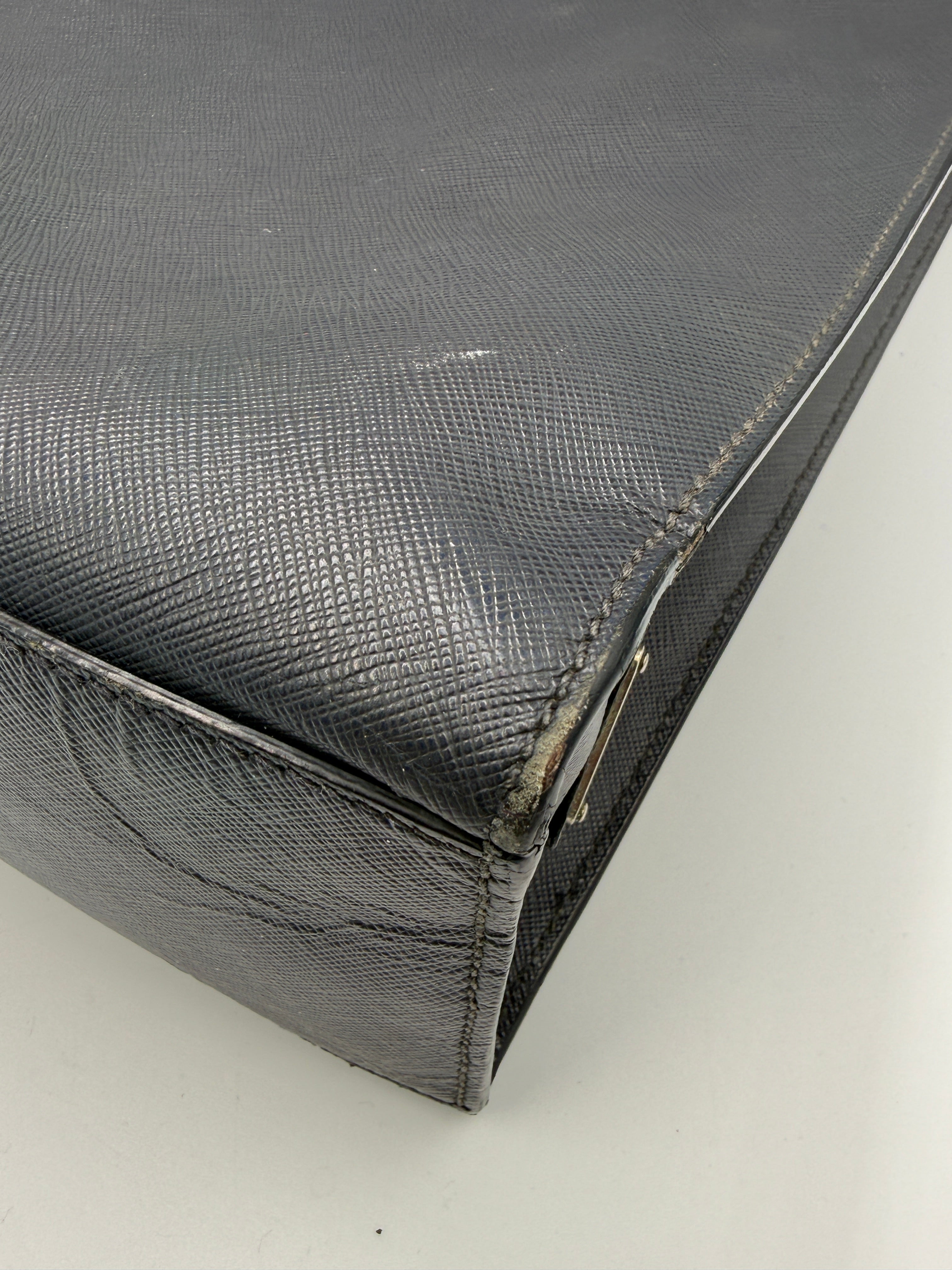 Prada Galleria Saffiano Leather Tote Bag – Classic Black (Nero)