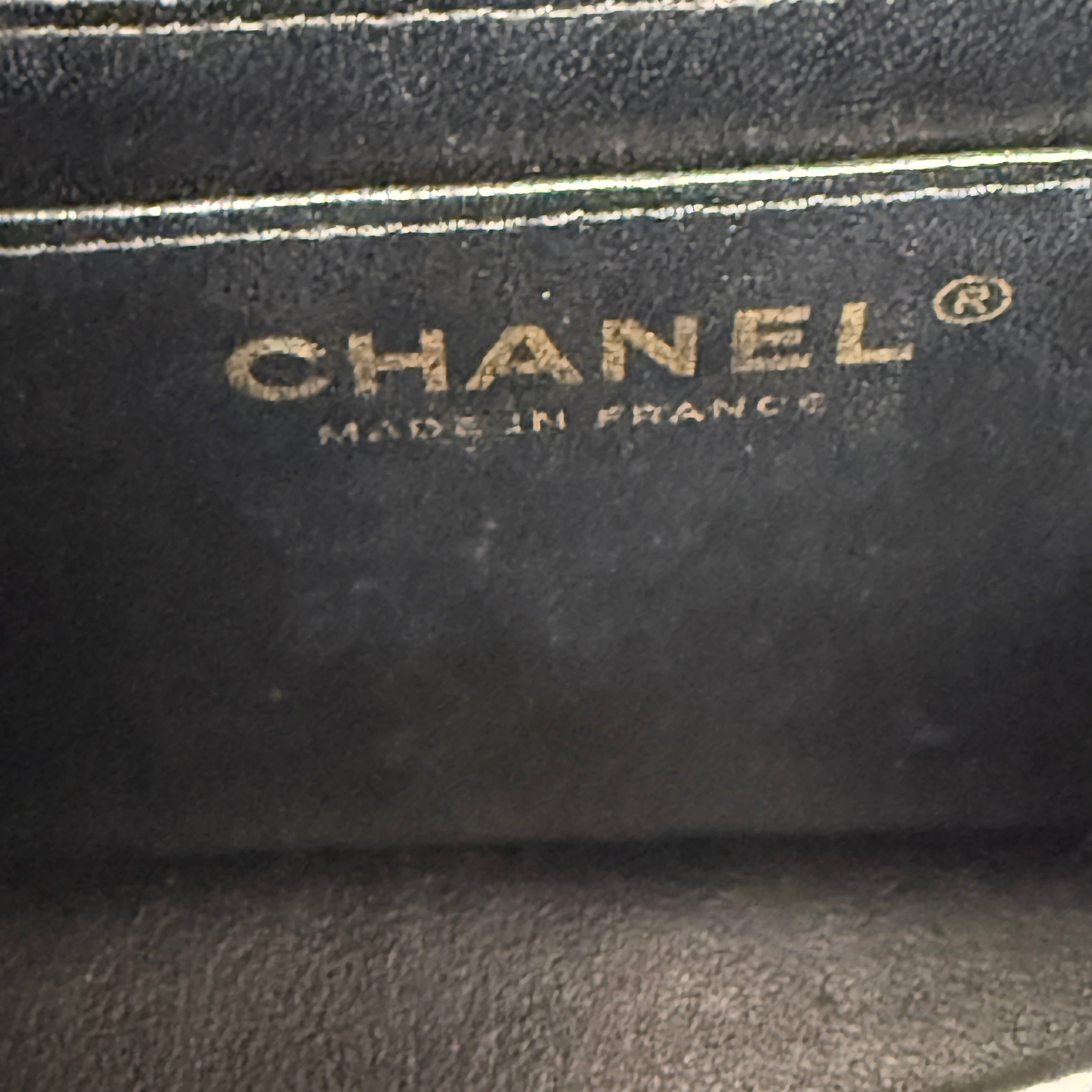 Chanel Classic Square Mini Flap Bag in Black Lambskin with Gold Hardware