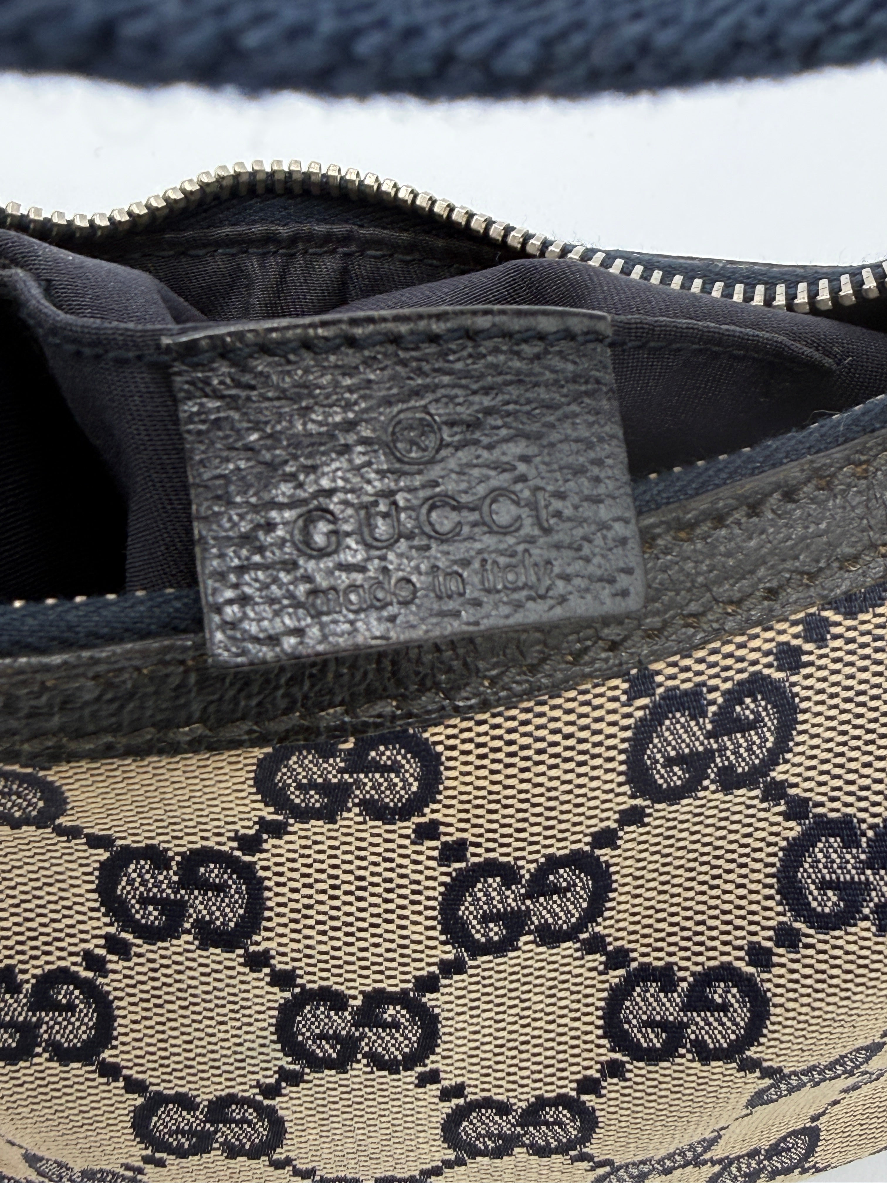 Vintage Gucci GG Canvas Pochette - Beige Monogram Mini Bag