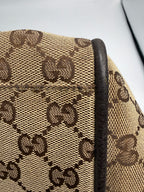 Gucci Vintage Princy Web Shoulder Bag in GG Canvas
