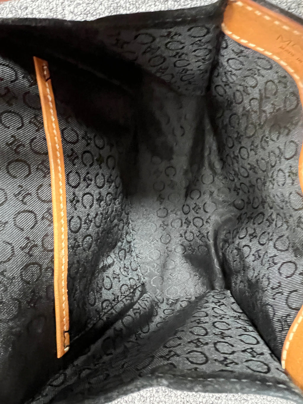 Vintage Celine C Macadam Suede Top Handle Bag – Black & Tan Leather