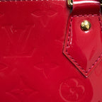 Louis Vuitton Alma BB Red Monogram (2013) Vernis Patent Leather Handbag