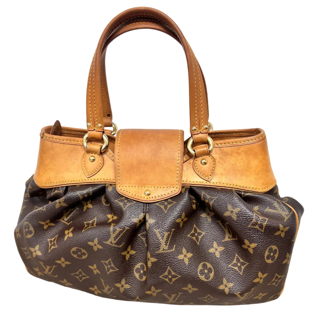 Louis Vuitton Vintage Boetie MM in Monogram Canvas and Vachetta Leather