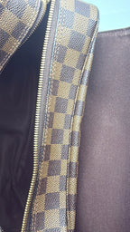 Louis Vuitton Naviglio Messenger Bag in Damier Ébène Canvas