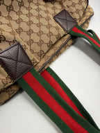 Gucci Vintage Princy Web Shoulder Bag in GG Canvas
