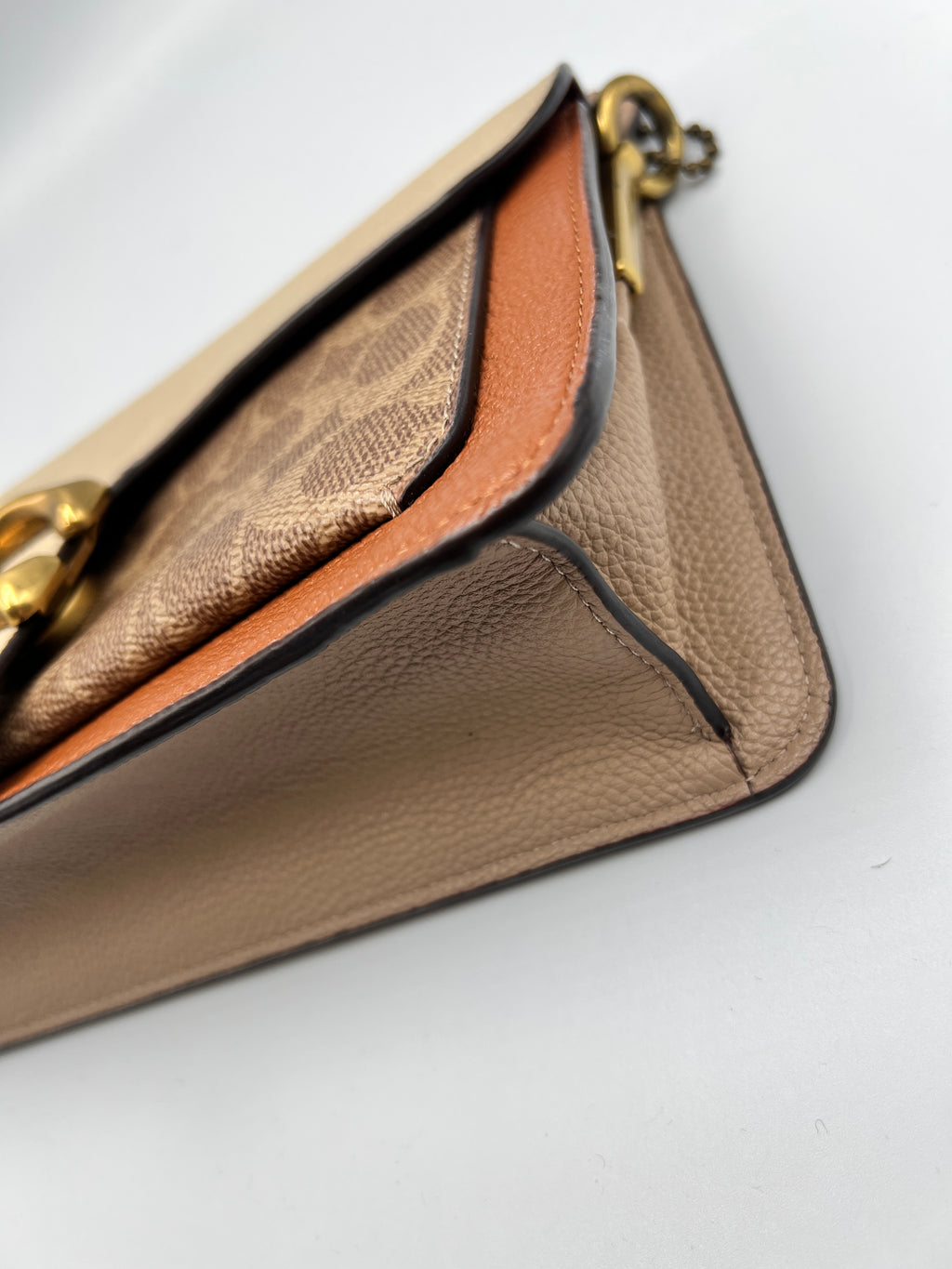 Coach Tabby Shoulder Bag 26 in Brown Polished Pebble Leather