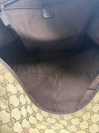 Gucci Vintage Princy Web Shoulder Bag in GG Canvas
