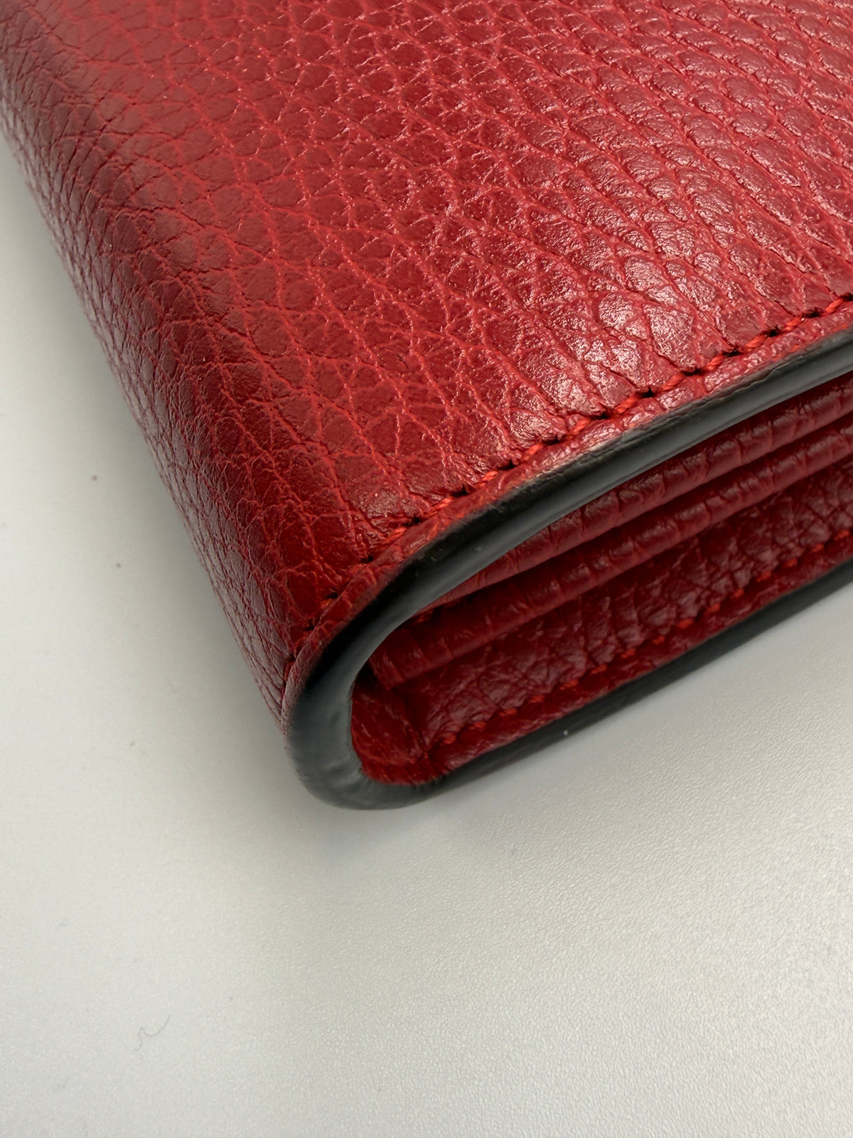 Gucci Dionysus Super Mini Shoulder Bag - Red Textured Leather with Crystal Tiger Head