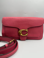 Coach Tabby Shoulder Bag 26 in Pink Polished Pebble Leather