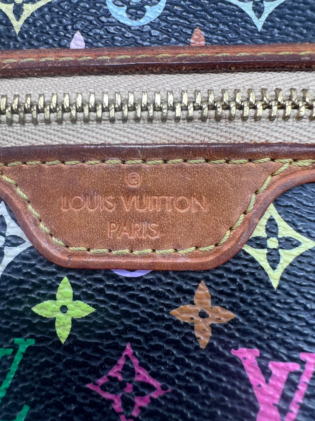 Louis Vuitton Monogram Multicolore Key Pouch / Pochette Clés in Black (Noir)