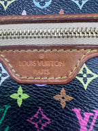 Louis Vuitton Monogram Multicolore Key Pouch / Pochette Clés in Black (Noir)