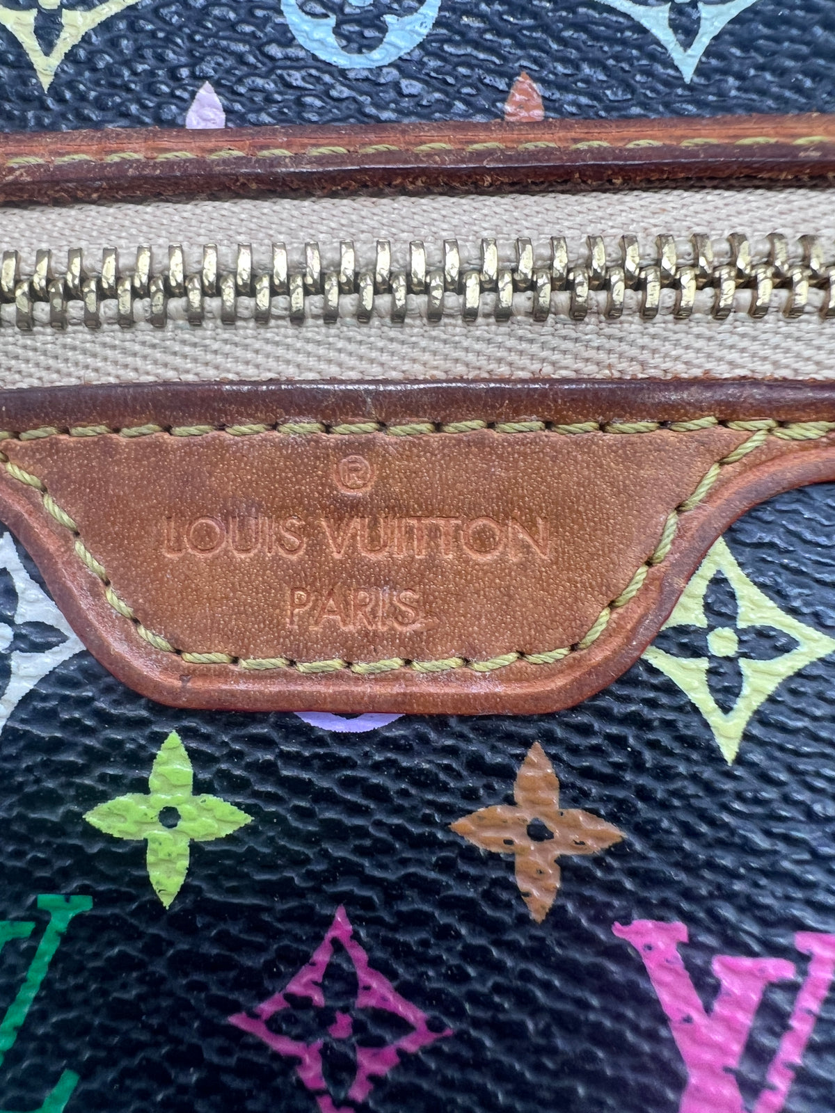 Louis Vuitton Monogram Multicolore Key Pouch / Pochette Clés in Black (Noir)