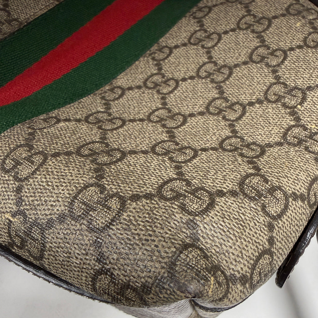 Gucci Ophidia Small Dome Shoulder Bag in GG Supreme Canvas