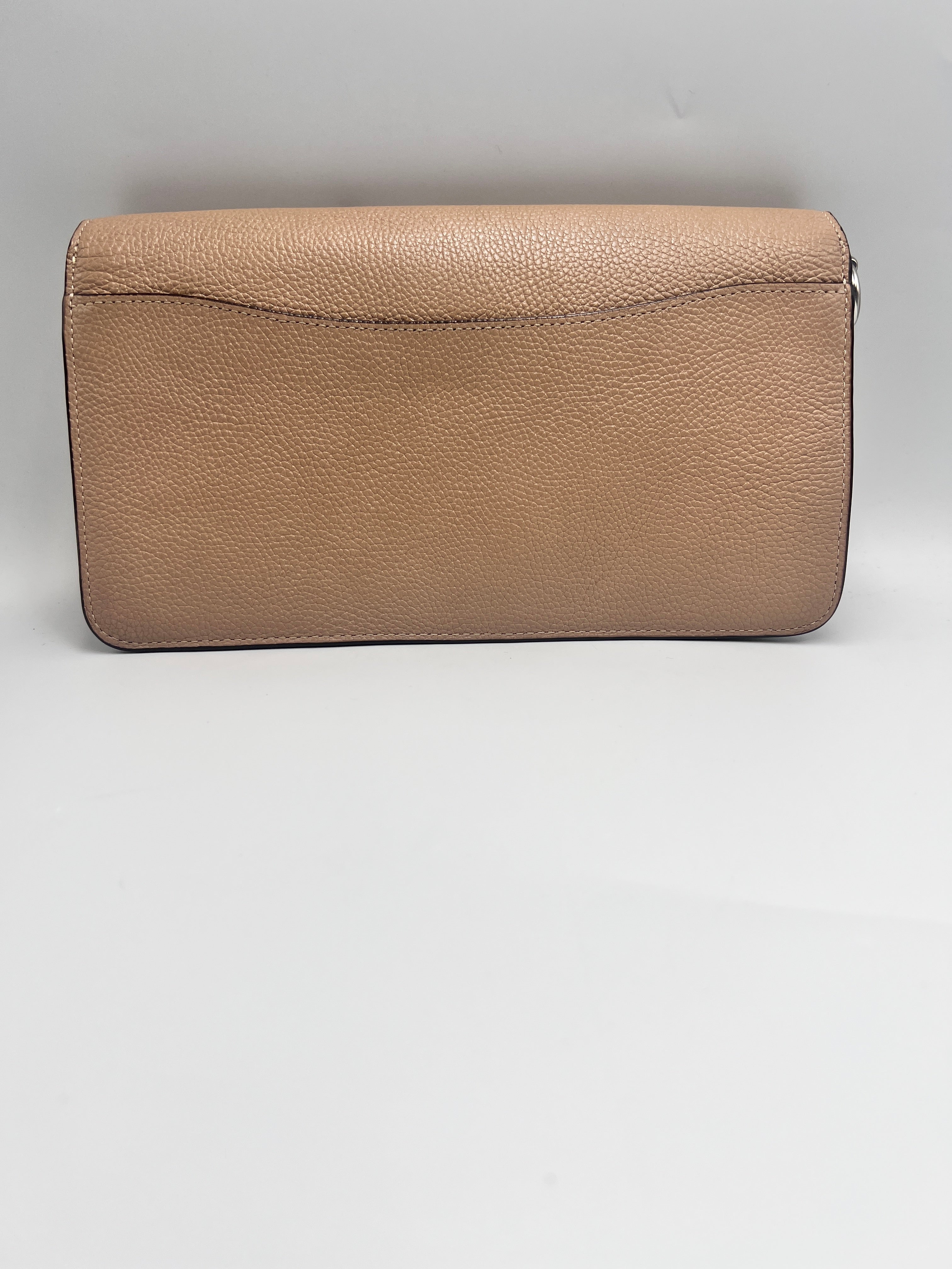 Coach Tabby Shoulder Bag 26 in Polished Pebble Leather in Taupe