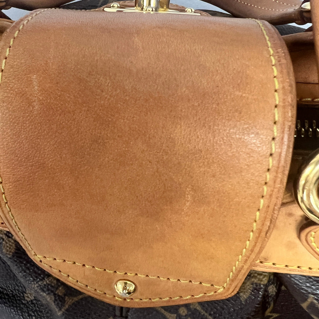 Louis Vuitton Vintage Boetie MM in Monogram Canvas and Vachetta Leather