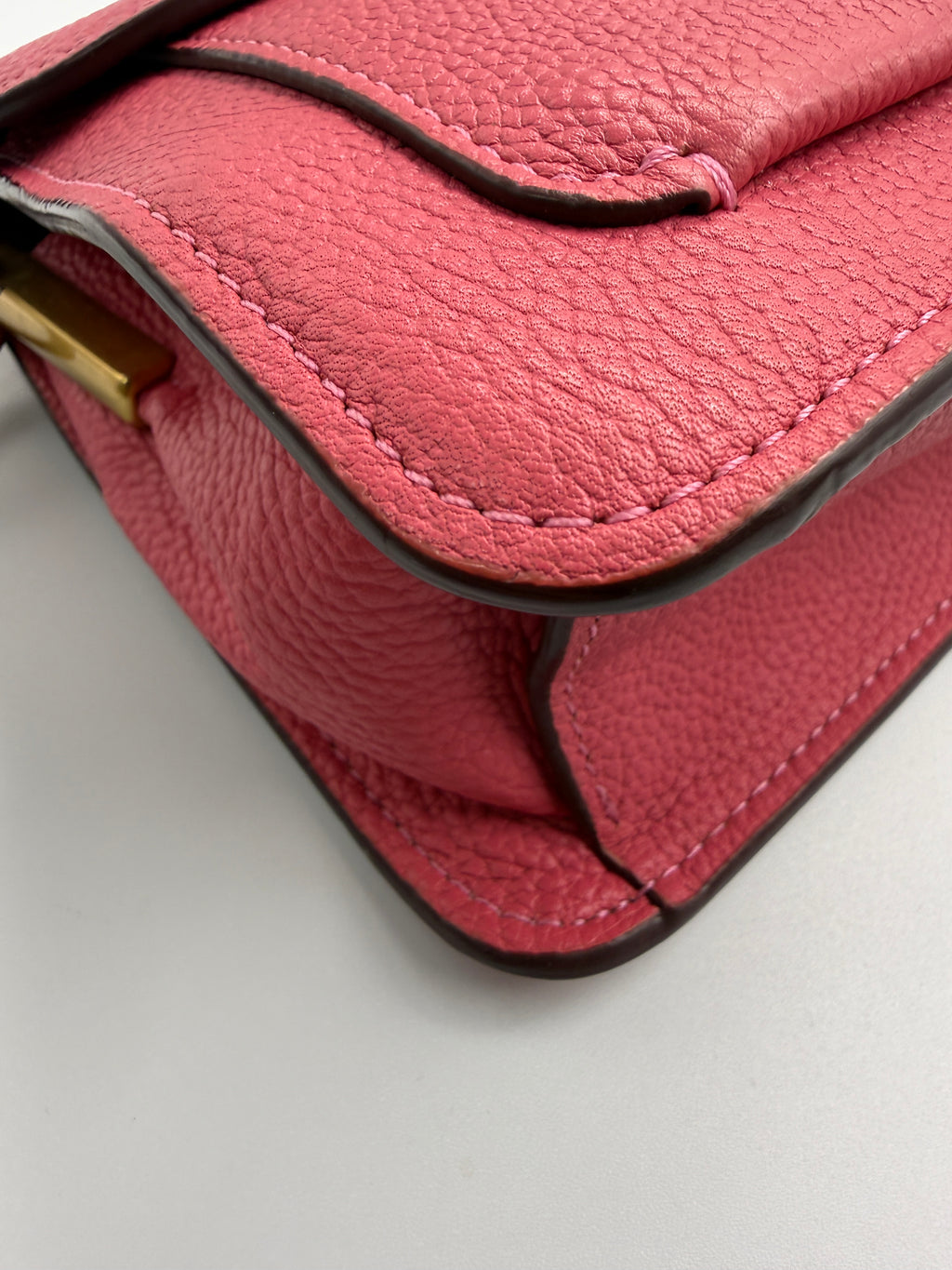 Coach Tabby Shoulder Bag 26 in Pink Polished Pebble Leather