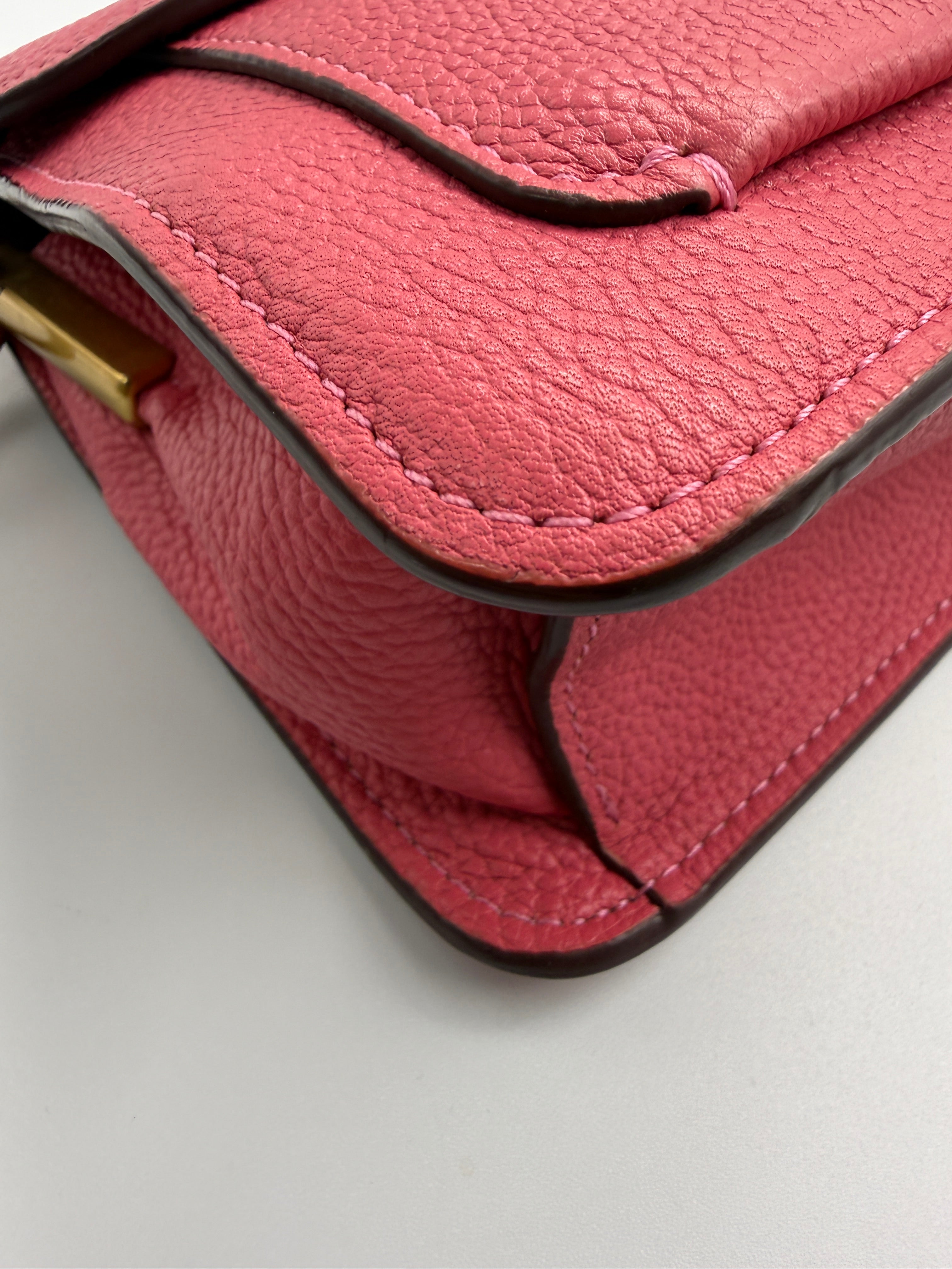 Coach Tabby Shoulder Bag 26 in Pink Polished Pebble Leather