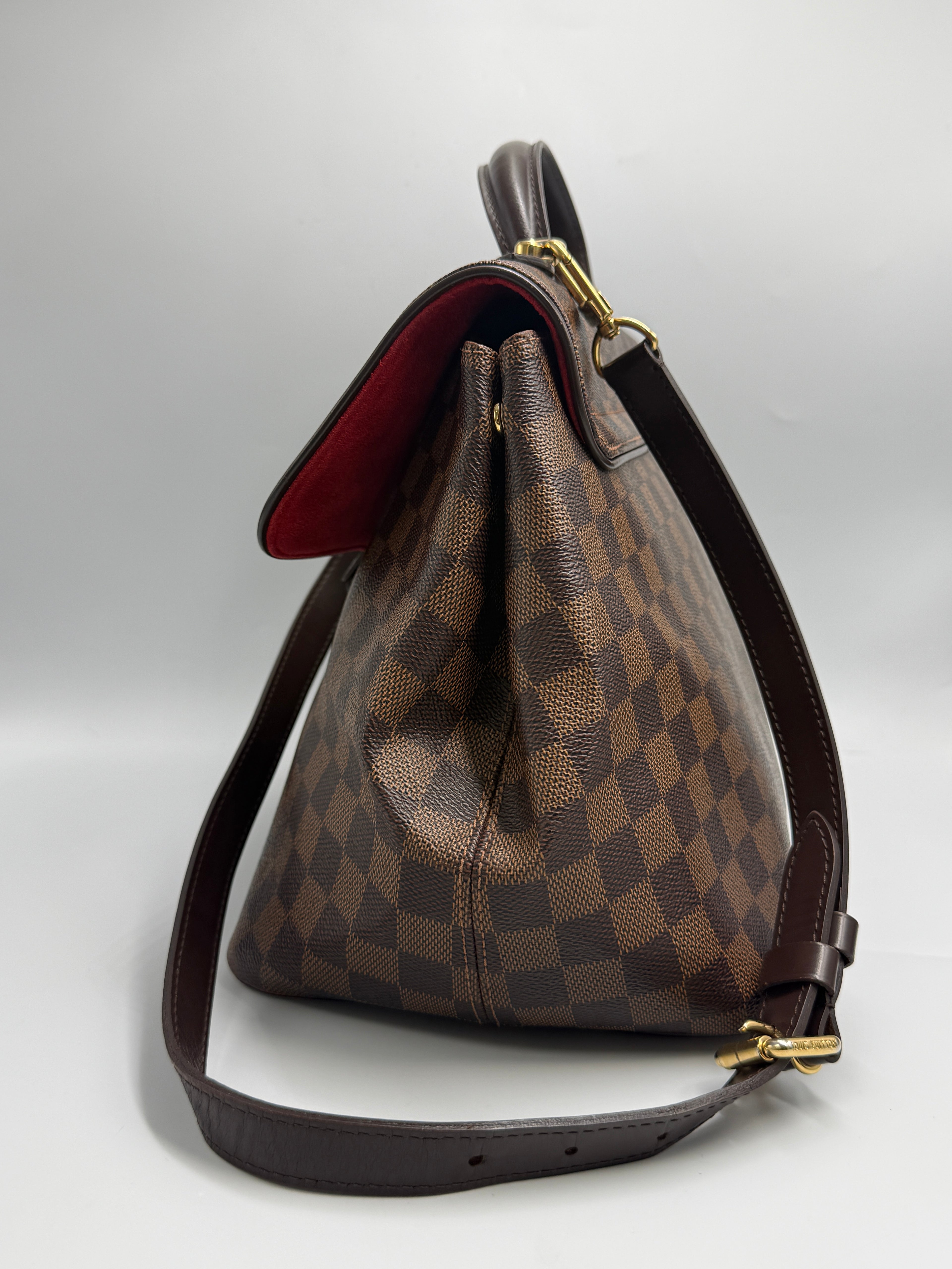 Product Title Louis Vuitton Vintage Bergamo MM in Damier Ébène Canvas