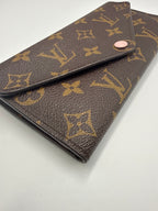 Pre-owned Louis Vuitton Rose Ballerine Monogram Zippy Wallet - Classic Long Wallet