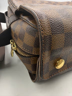 Louis Vuitton Naviglio Messenger Bag in Damier Ébène Canvas