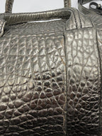 Alexander Wang Rockie Bag – Black Pebbled Leather – Iconic Studded Base Satchel