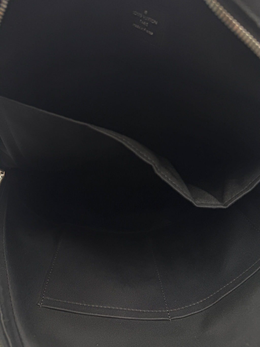Louis Vuitton Anton Backpack in Ardoise / Noir Taiga Leather
